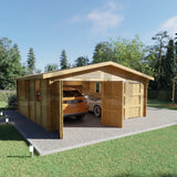 Double garage 5.95×5.95 m